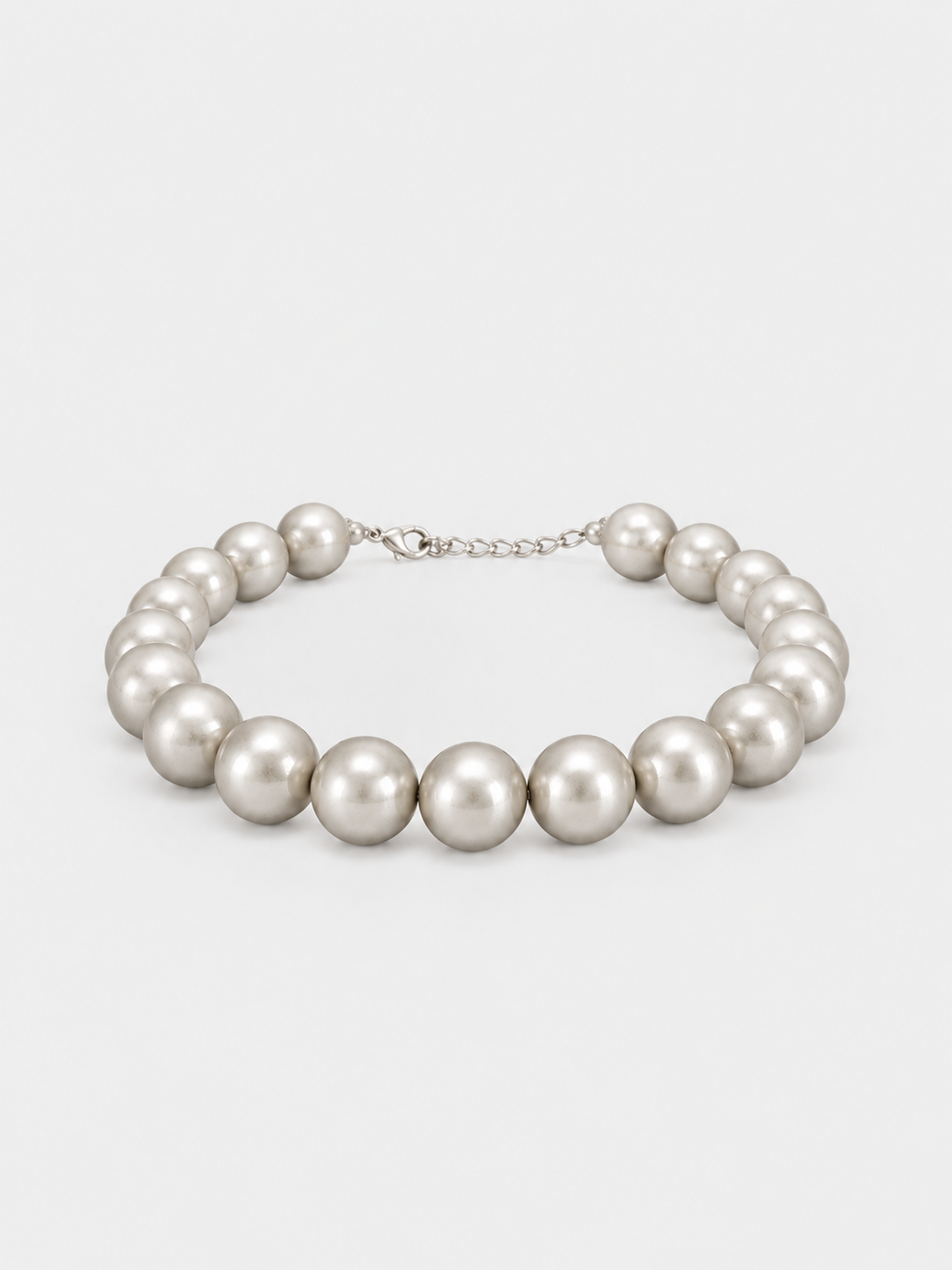Ball Pearl Short Necklace