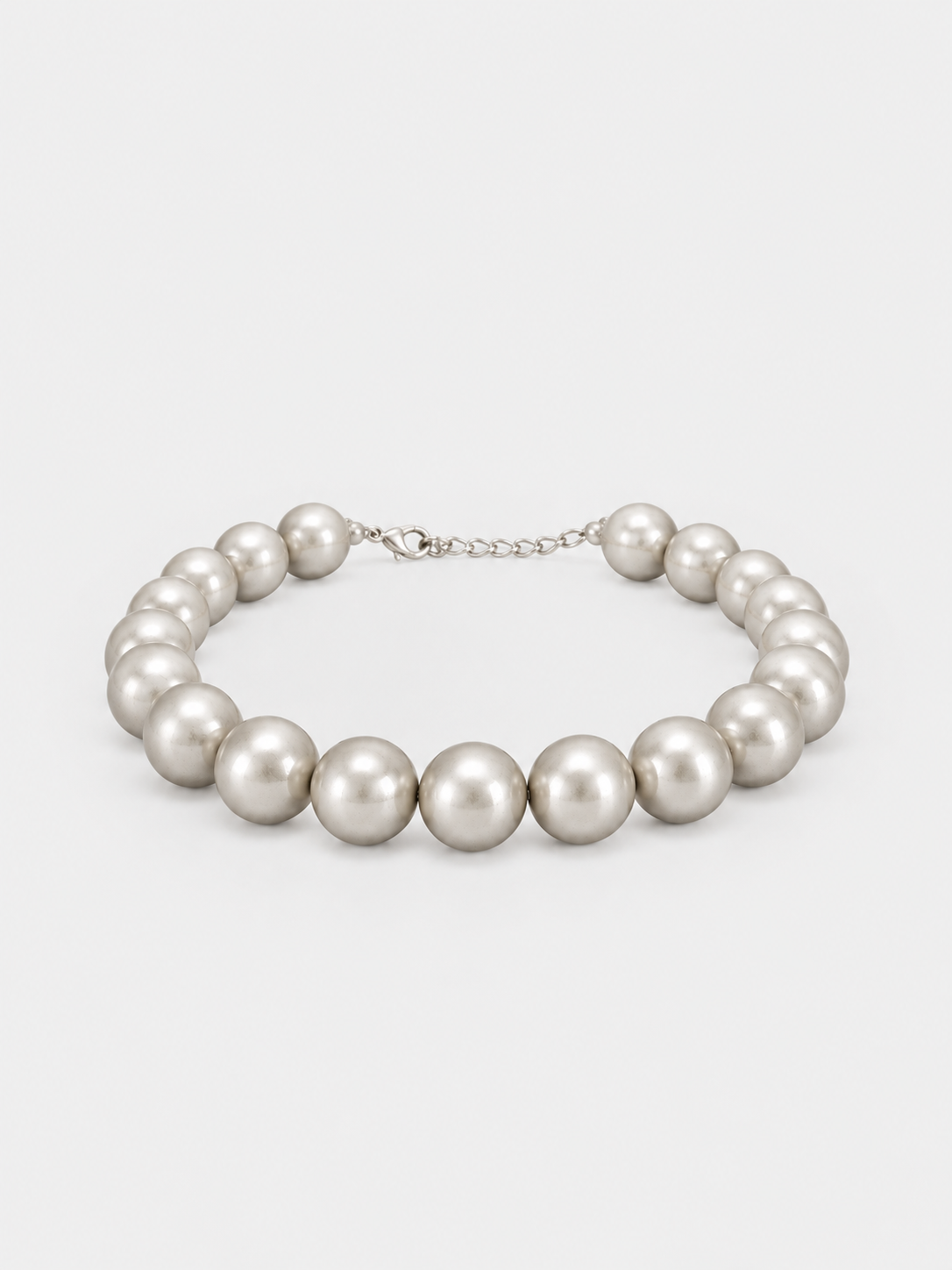 Ball Pearl Short Necklace