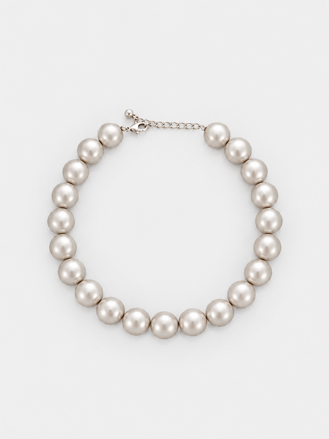 Ball Pearl Short Necklace