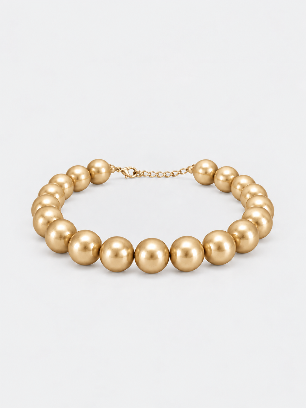 Ball Pearl Short Necklace