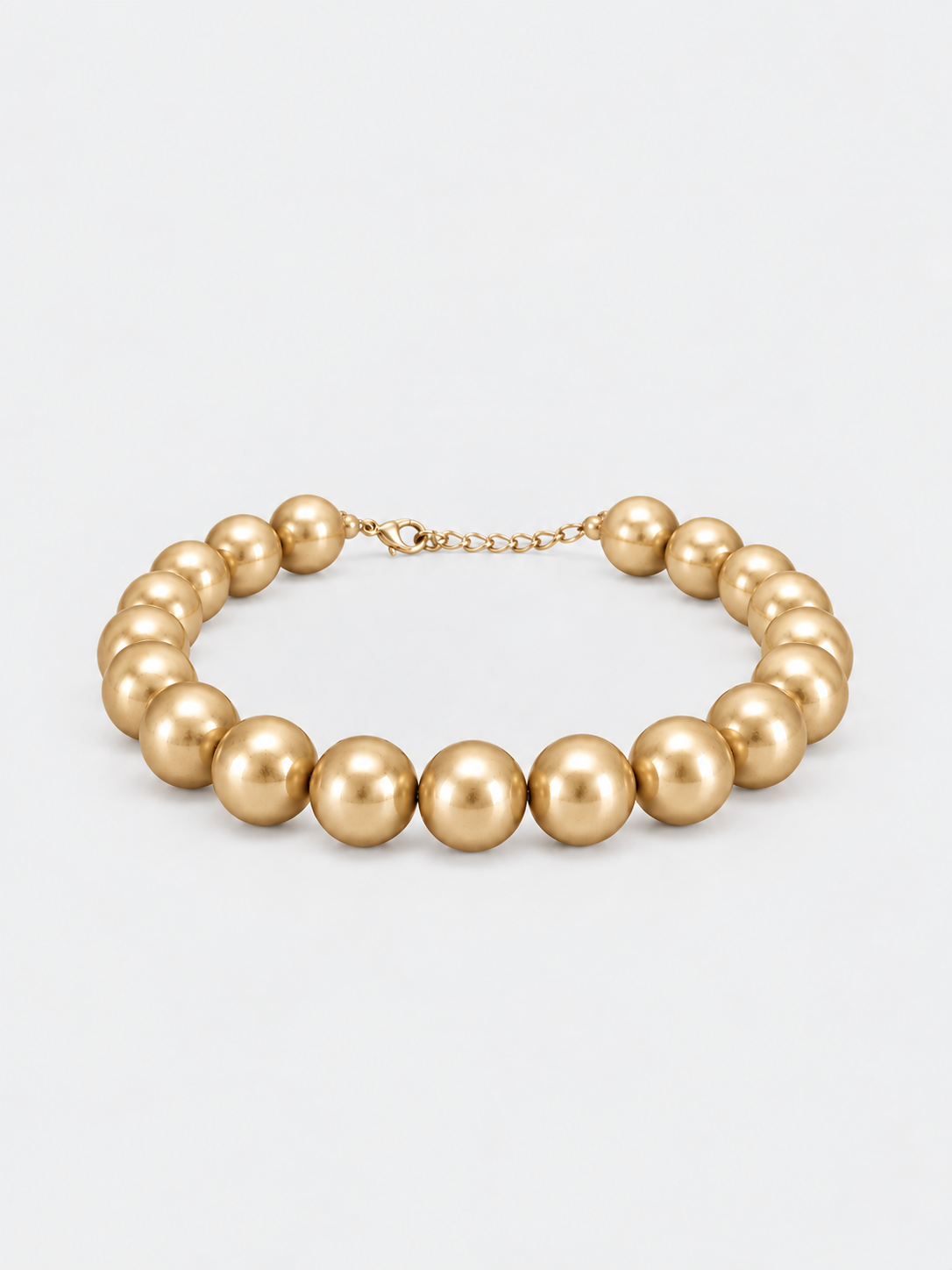 Ball Pearl Short Necklace