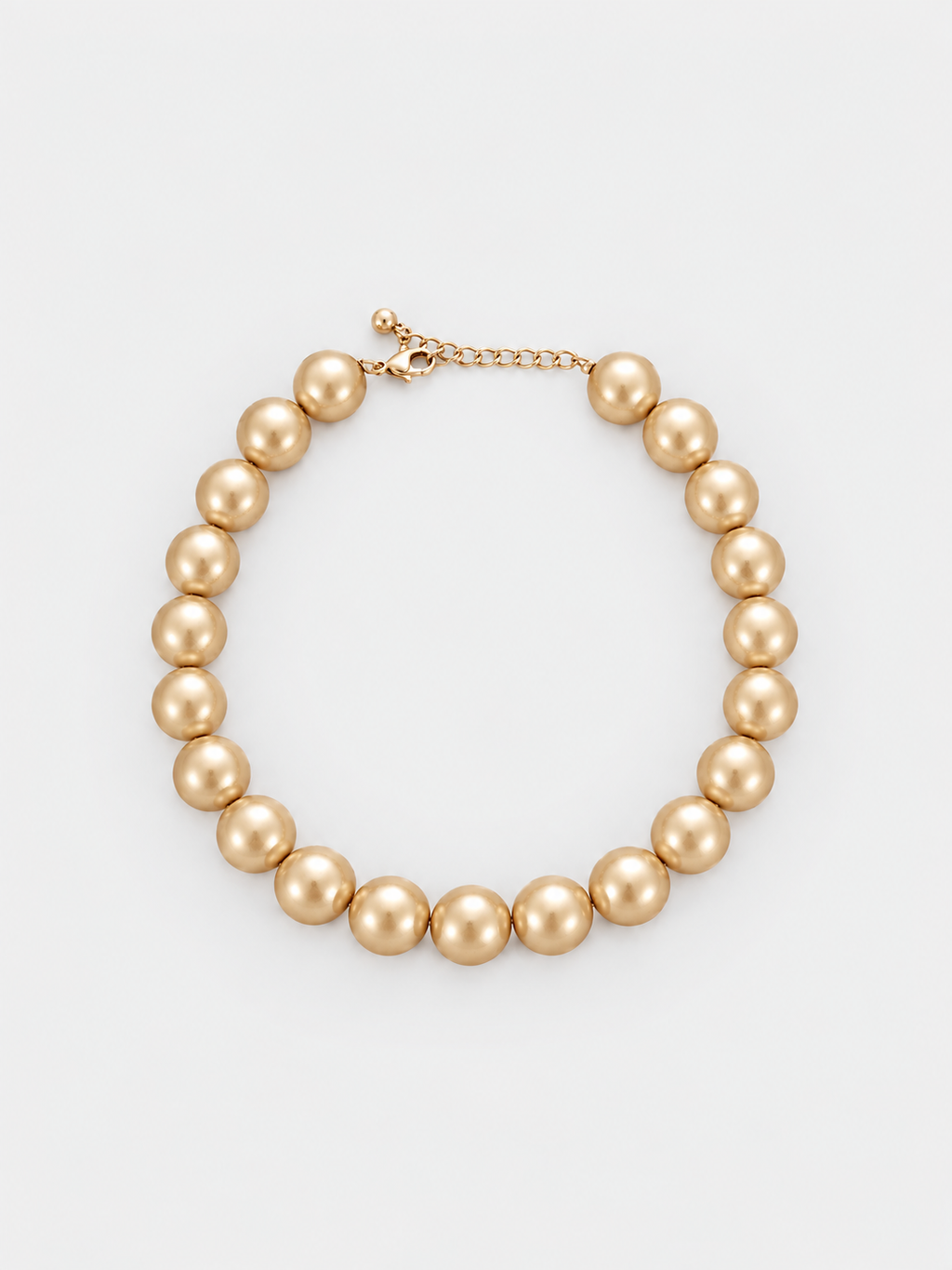 Ball Pearl Short Necklace