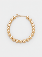 Ball Pearl Short Necklace