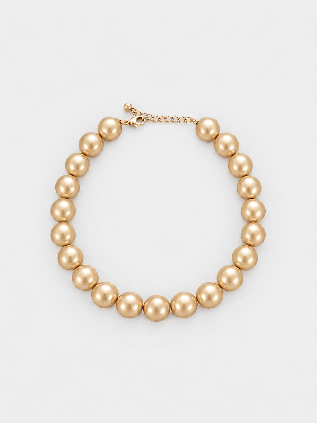 Ball Pearl Short Necklace