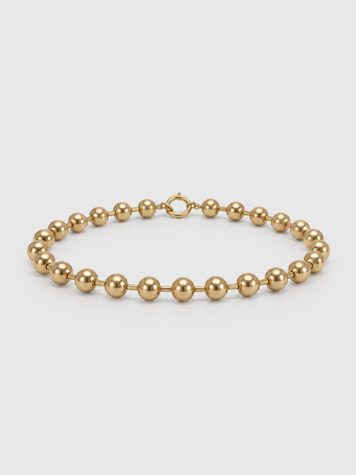 Chunky Ball Short Necklace