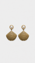 Shell Pearl Earrings