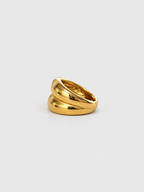 Doubled Bold Gold Band Ring