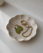 Olive Marble Earrings