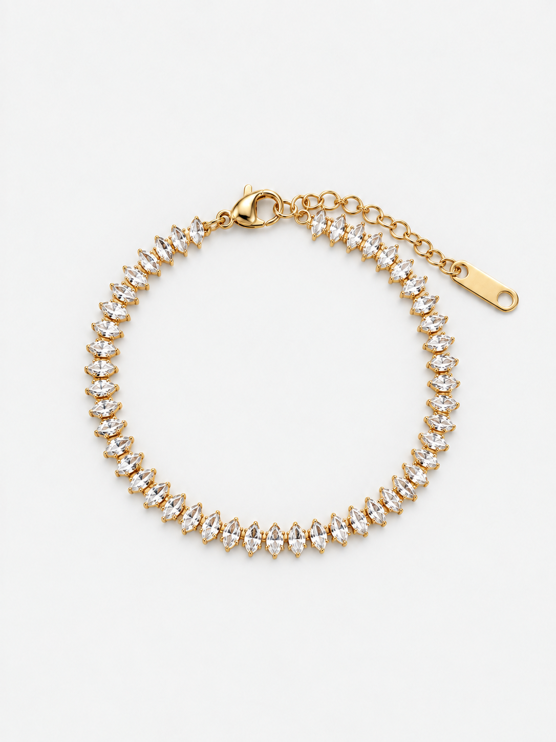 Marquise cut Tennis Bracelet