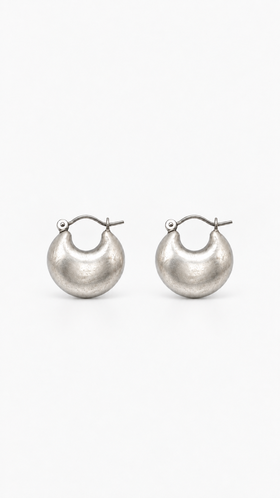 Matte Luna Drop Earrings