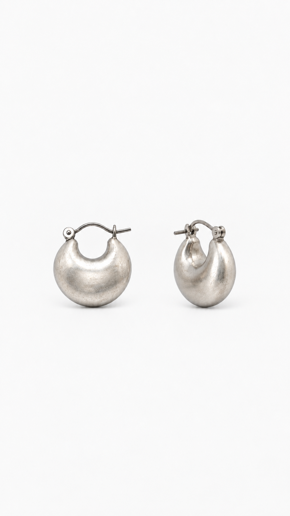 Matte Luna Drop Earrings